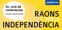 2n Cicle de conferències Raons per la Independència